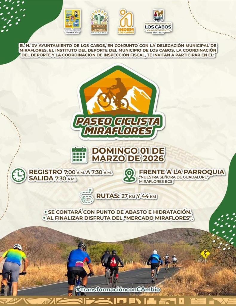 Preparan Paseo Ciclista Miraflores 2026: este 01 de&nbsp;marzo