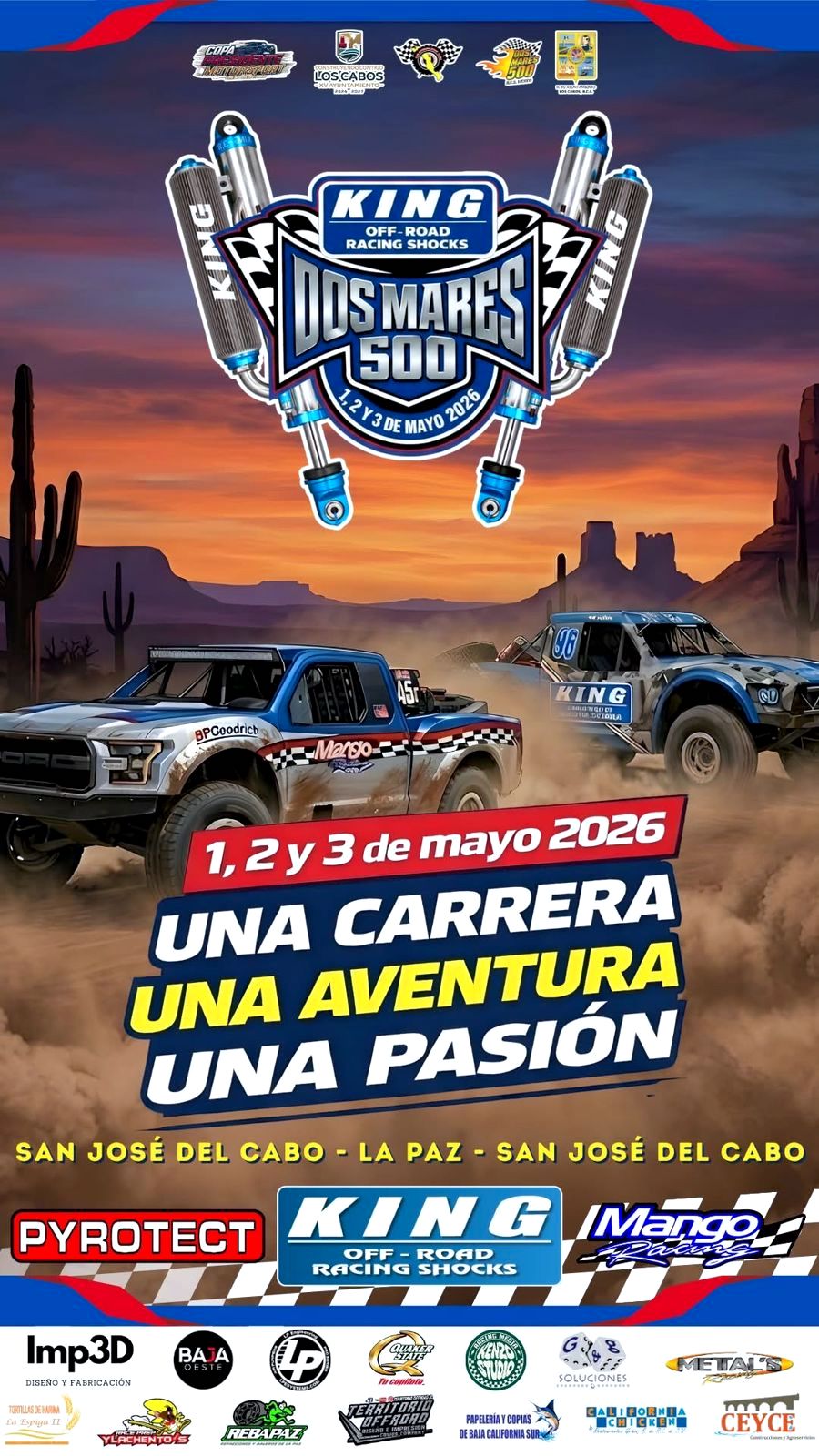 Implementarán operativo vial en Los Cabos por carrera Dos Mares&nbsp;500