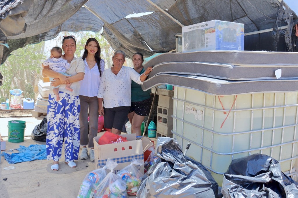 Familia que perdió su hogar en incendio recibe apoyo inmediato del DIF Los&nbsp;Cabos